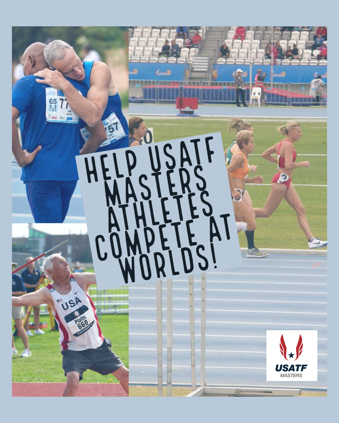 Support USATF Masters Compete at Worlds! USATF Masters