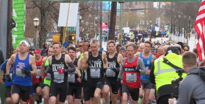 Start of the Atlanta 5K Masters Grand Prix