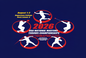 2026 USA National Masters Throws Championships Logo